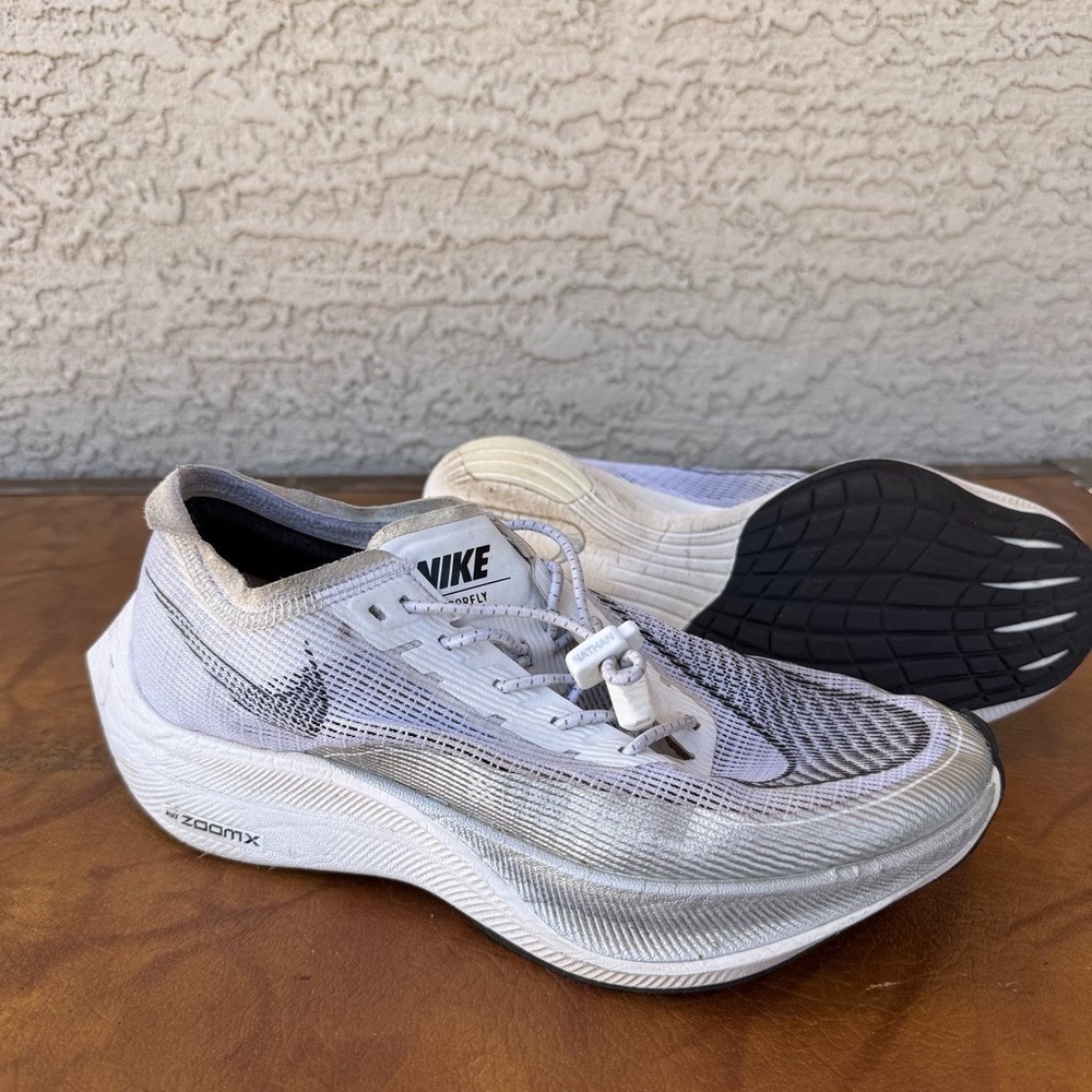 Nike ZoomX Vaporfly NEXT% Women's Triathlon Racing Shoes Nathan Laces Sz 8.5